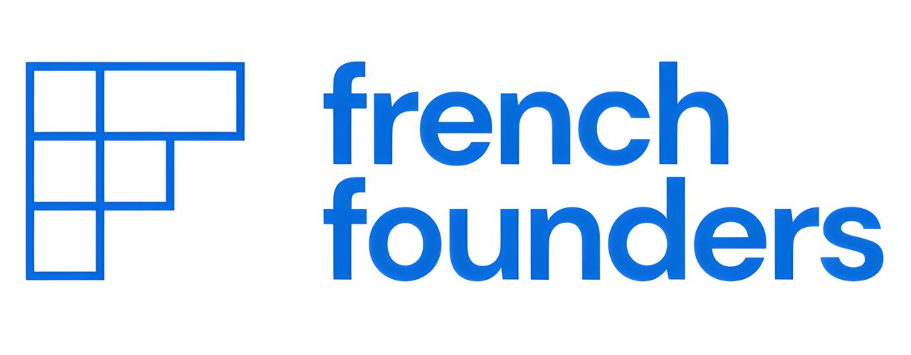 Blue logo of French Founders