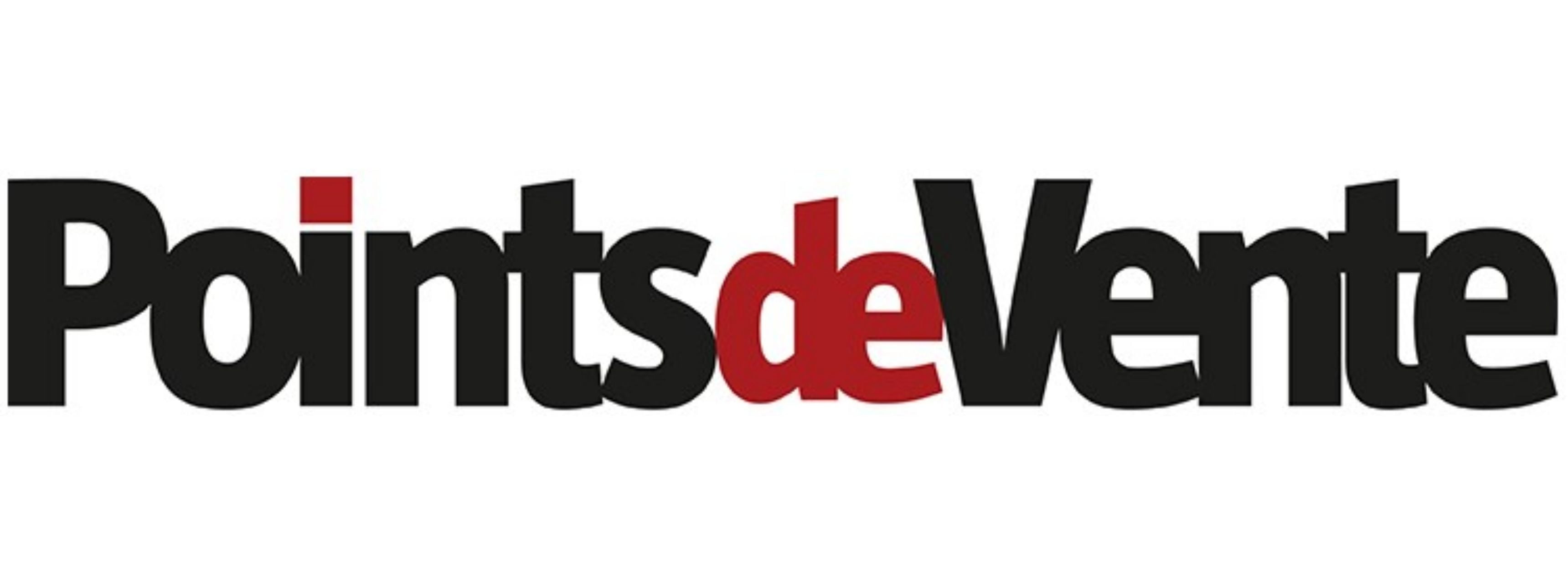 Logo Points de Vente noir et rouge