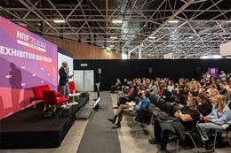 Audience at an exhibitor conference