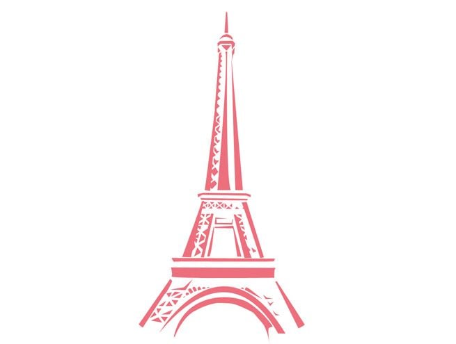 Stylised pink illustration of the Eiffel Tower, symbol of Paris and host city of NRF 2026: Retail’s Big Show Europe, highlighting retail innovation.