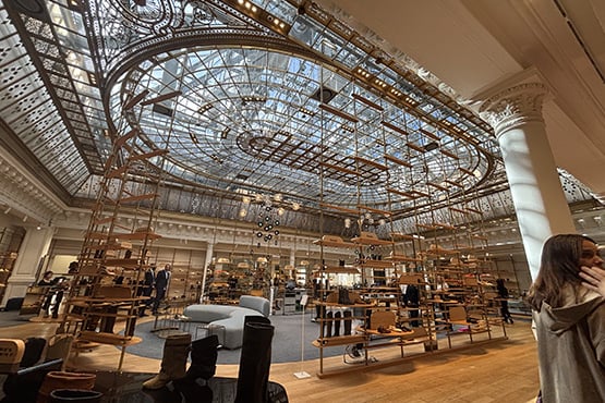 Intérieur d'un retail store