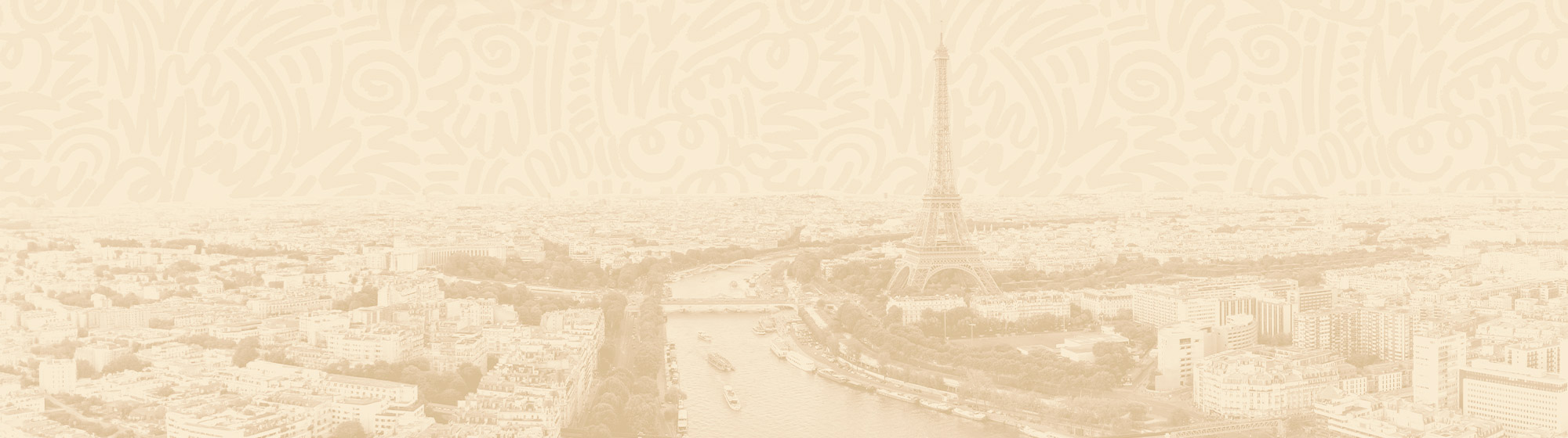 Vue panoramique de Paris et de la tour Eiffel aux couleurs de NRF 2026: Retail’s Big Show Europe