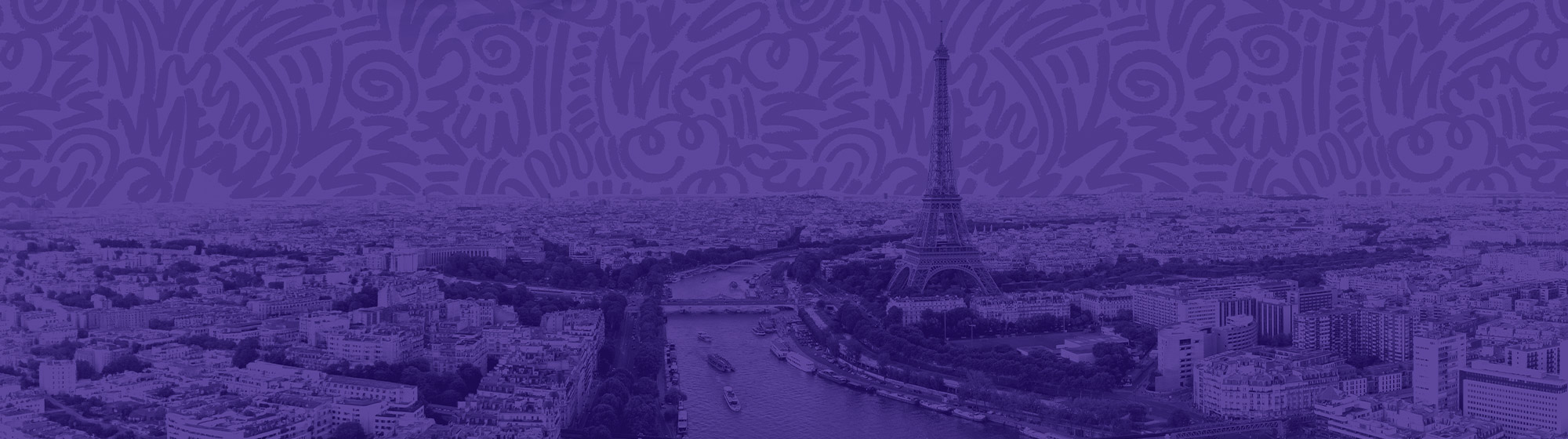 Panoramic view of Paris and the Eiffel Tower in the colors of NRF 2026: Retail’s Big Show Europe
