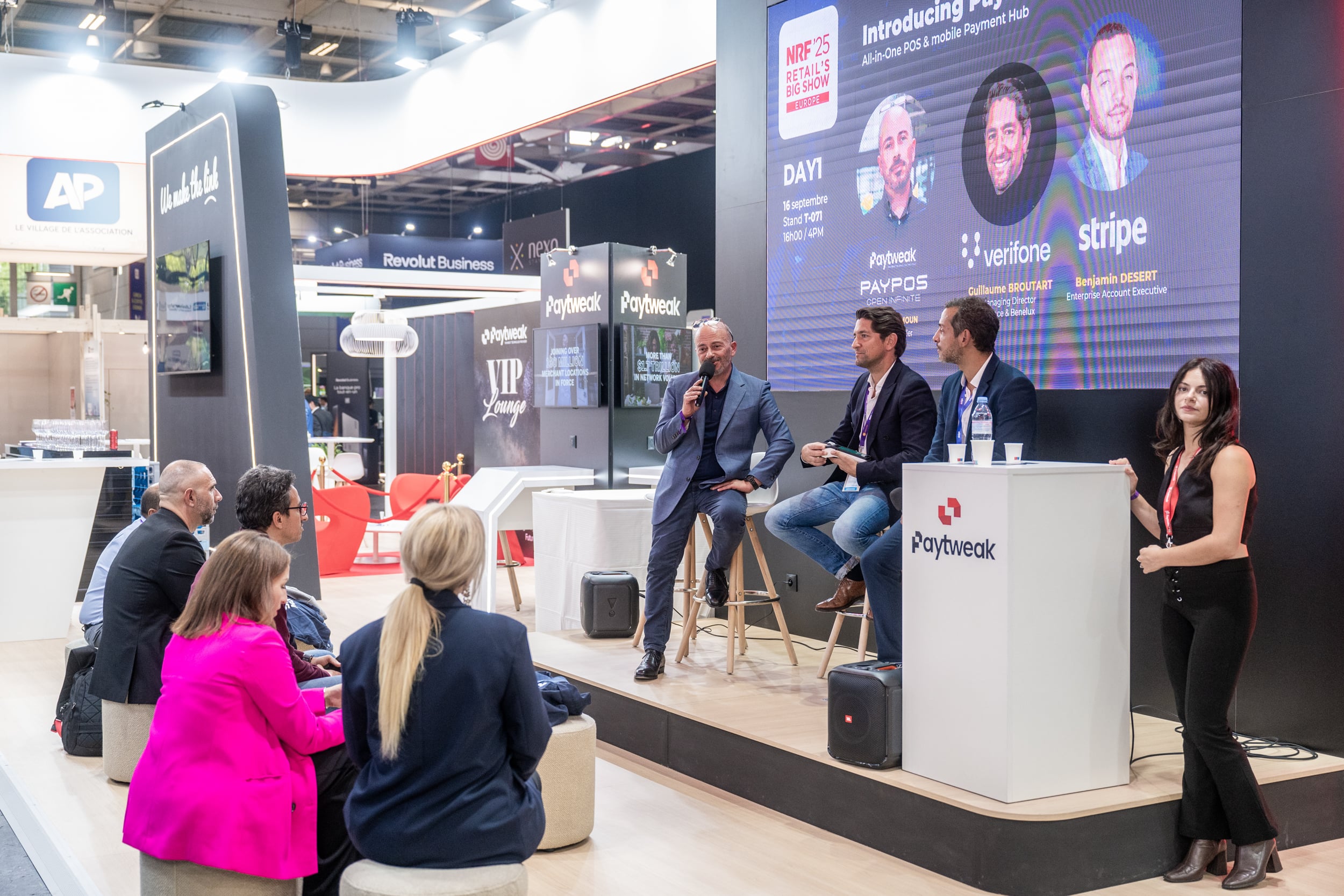 Live demonstration on an exhibitor stand at NRF 2026: Retail’s Big Show Europe