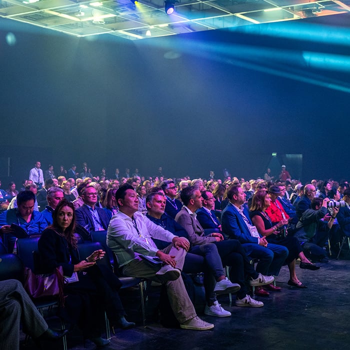 Conference speakers on stage at NRF 2026 Retail’s Big Show Europe
